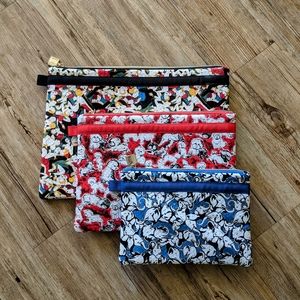 Carolina Herrera + Target + Nieman Marcus cosmetic bags